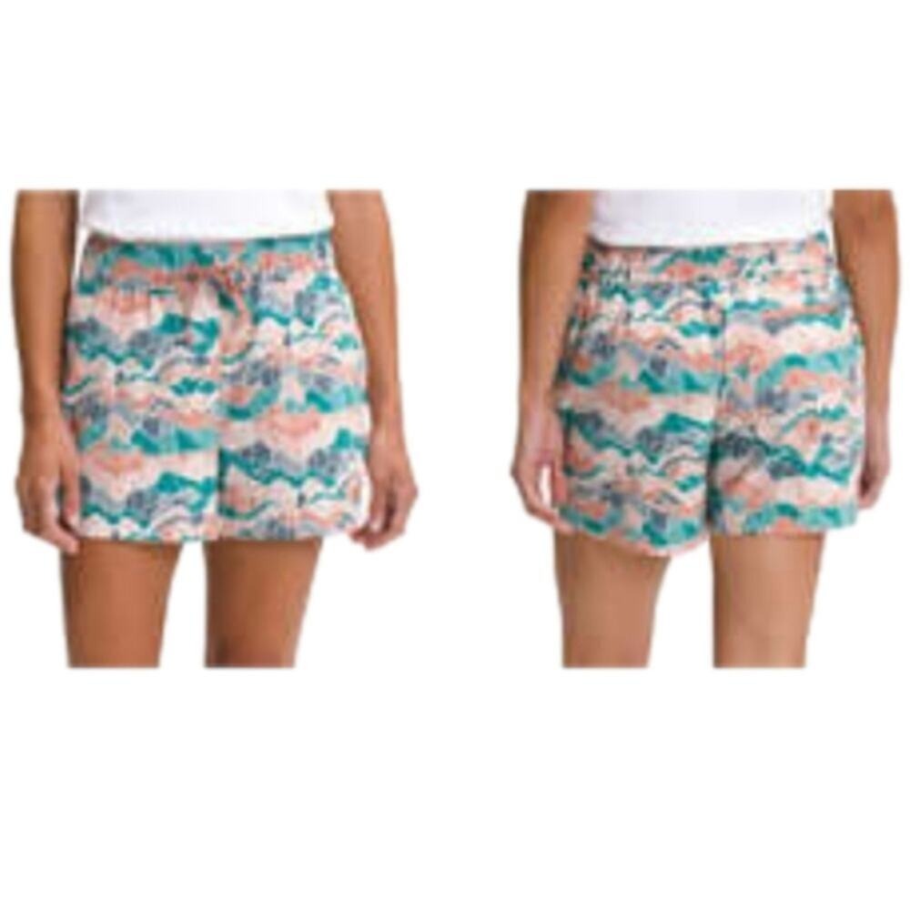 The North Face Womens Class V Mini Shorts Green Mountain‎ Camo Print 3XL NWT